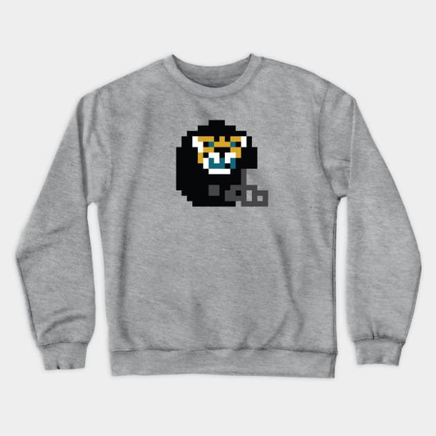 8 Bit Jacksonville Jaguars Helmet Crewneck Sweatshirt by N8I